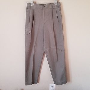 Olive cotton pants